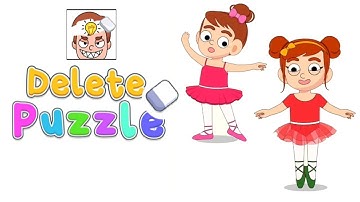 Delete Puzzle: Erase One Part - All Levels Part 4 - Gameplay Level 301-400