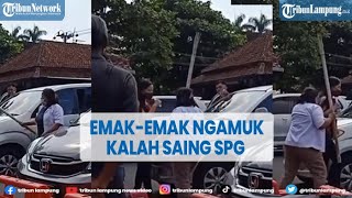 Viral  Emak Emak Pukul Spg Rokok Karena Merasa Tersaingi