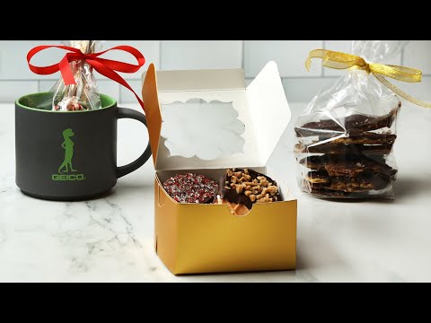 Edible Holiday Gifts 3-Ways in 15 Minutes Or Less  Presented by BuzzFeed amp GEICO