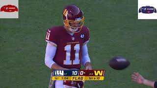 NFL Kyle Allen QB - Gruesome horrific leg injury - Washington Vs Giants - Not for the squeamish