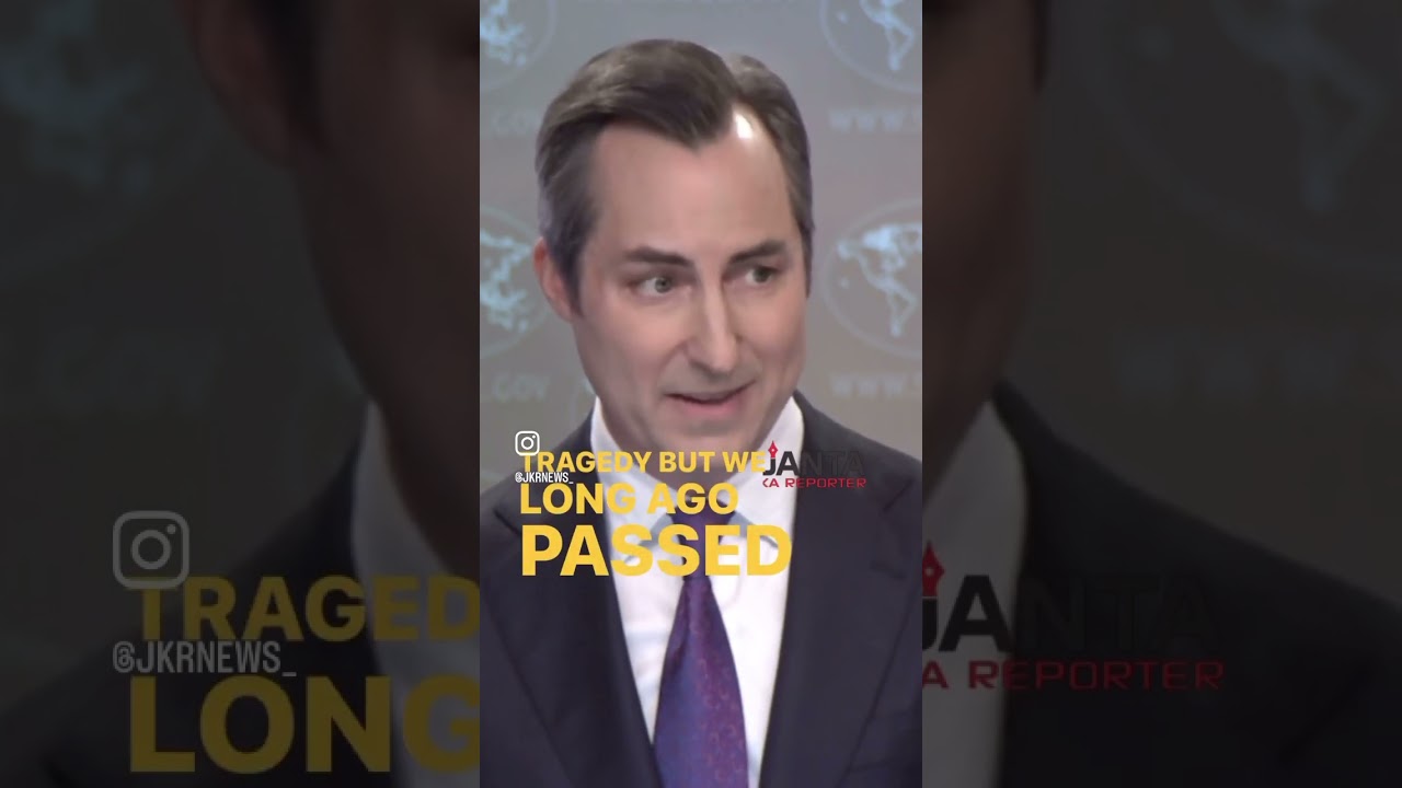 Oh dear! It wasn’t a great day for State Department spokesperson Matthew Miller | Janta Ka Reporter