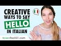 Creative Ways to Say Hello in Italian