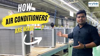 How AC's Are Made In Factory | Wybor AC manufacturing plant tour  #ACfactorytour #MadeinIndiaAC screenshot 5