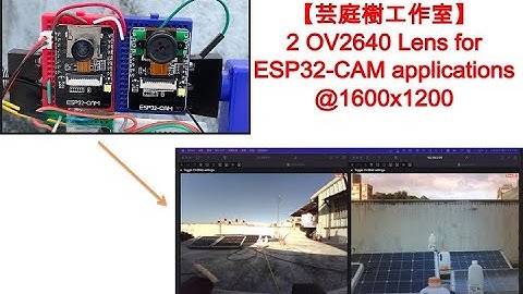 OV2640 Lens for ESP32CAM applications (二）compare wide-angel lens and F=6mm button Lens @ESP32-CAM