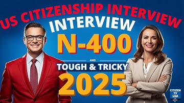 Oefen N-400 Amerikaans staatsburgerschapsinterview 2025 & eedceremonie - N400 naturalisatie-inter...