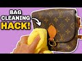 How to restore your lv bag at home  clean condition  polish