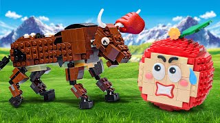 Apu vs Bison : Journey Through The Dark Forest || Lego Adventures