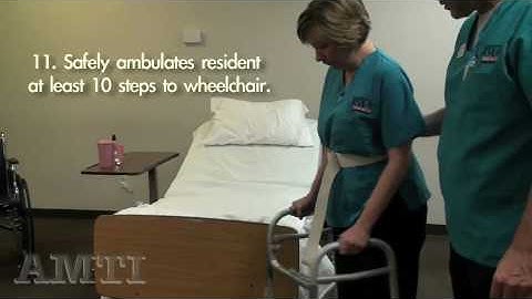 CNA Skills: Ambulation with Walker