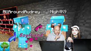 Spying On Audrey And Her Boyfriend In Our Minecraft Secret Room