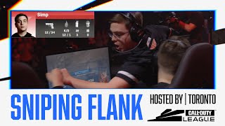 Simp's HUGE Sniping Flank Gets Him11 IN A ROW vs OpTic! — (Ties S&D Kill Streak Record)