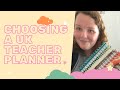 Choosing a Teacher Planner - UK Edition