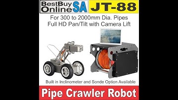 JT 88 Pipe Sewer Crawler Robot Inspection Camera System