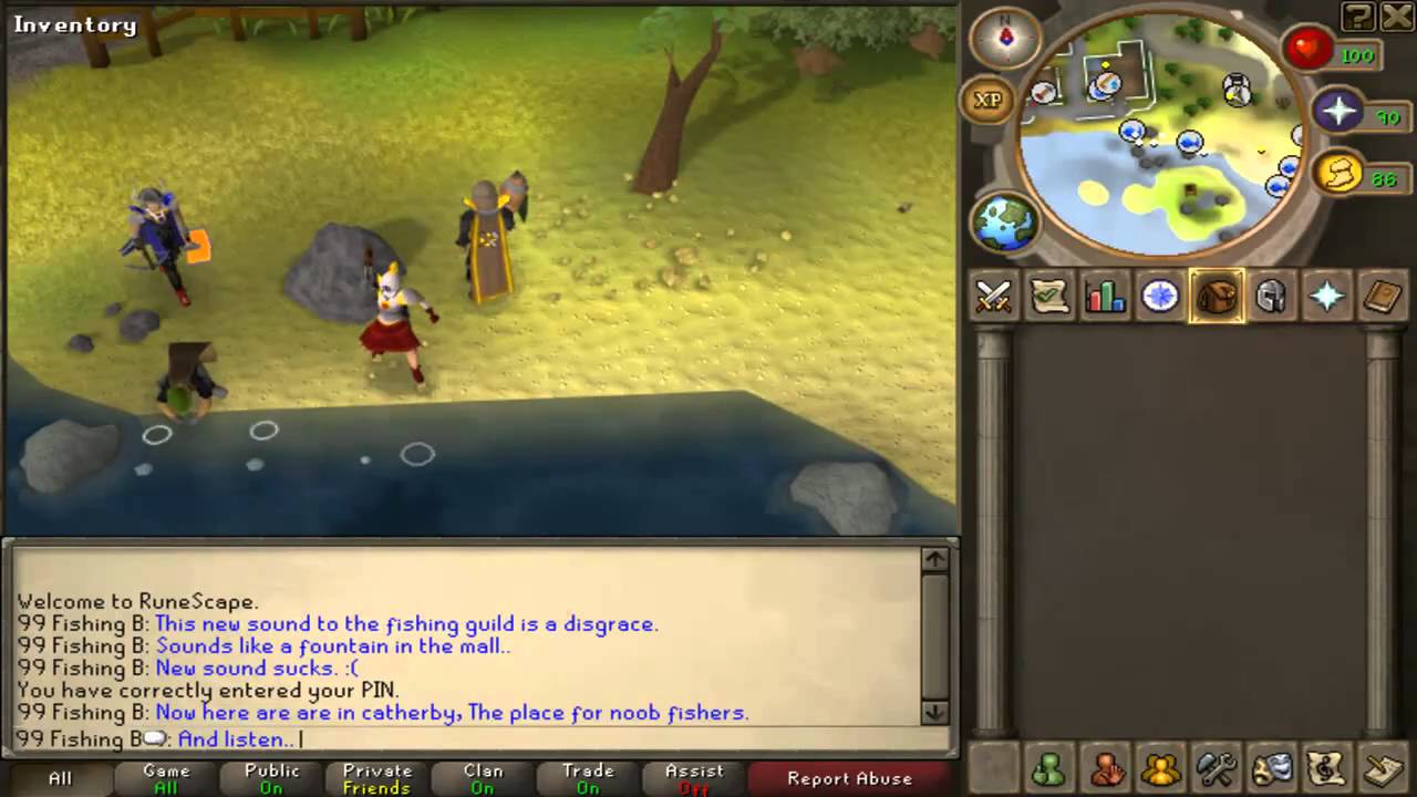 Runescape - Fishing Guild V.S Catherby (new sound effects.) - YouTube