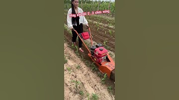 Máy xới đất máy xạc cỏ máy vun luống đa năng  #bgmi #automobile #farming #agriculture #machine
