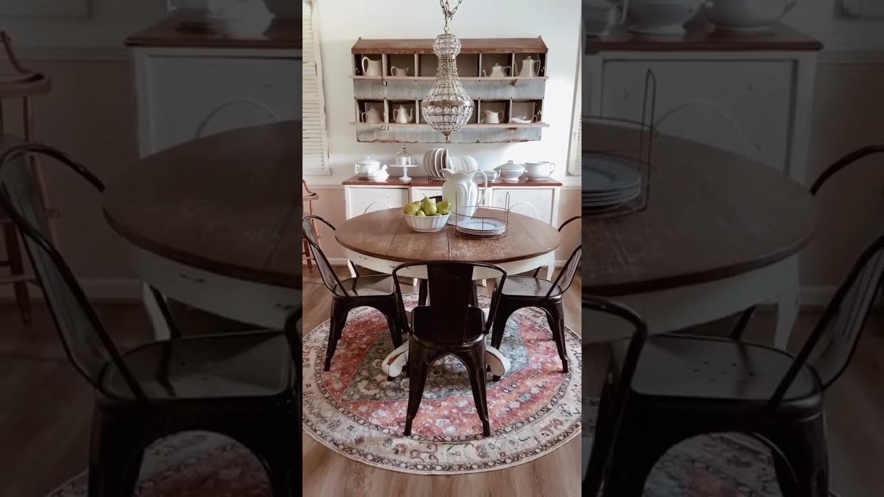 Round Elegance for Your Dining Room