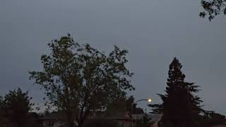 Mostly Cloudy With Sprinkles, Outflow WNW Winds, Monsoon Altocumulus 8:27pm Aug 2, 2024