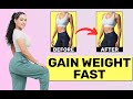 5 BEST EXERCISES To Gain Weight Quickly How To GAIN Weight For SKINNY Girls Workout At Home 