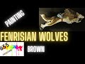 how to paint a fenrisian wolf brown