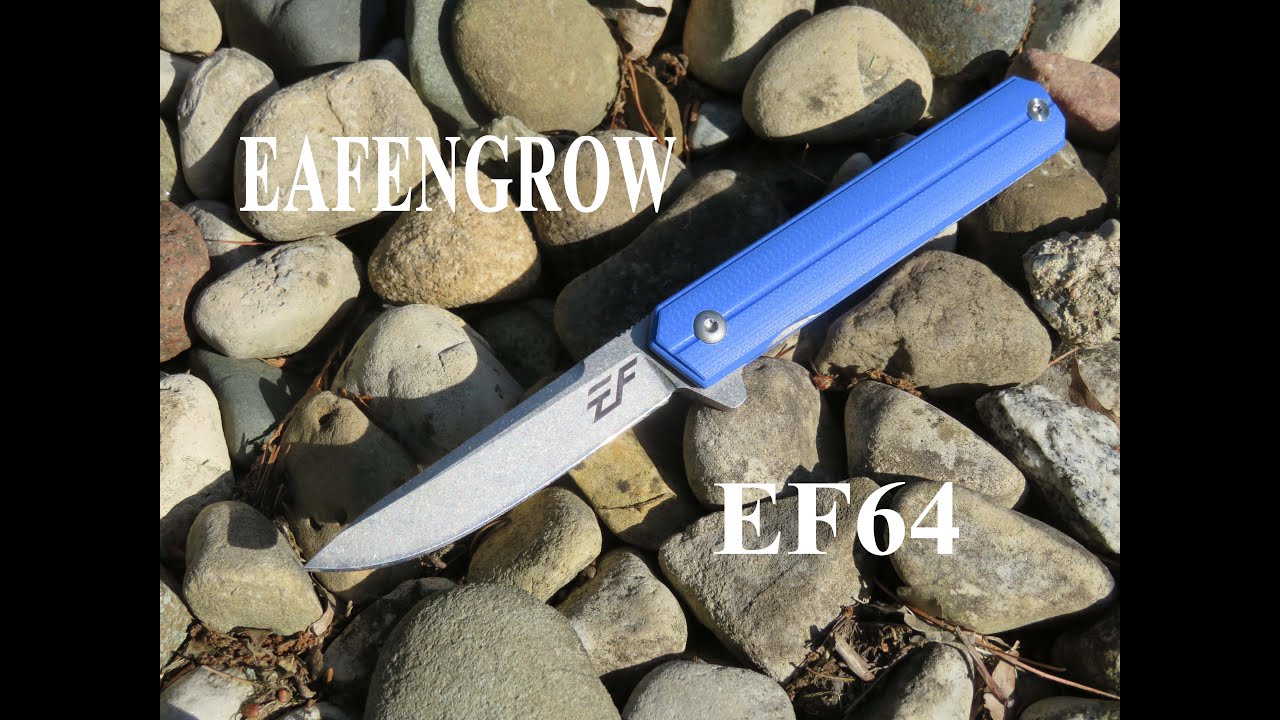 EAFENGROW EF64 Folding Pocket Knife Knife Review D2 G10 YouTube