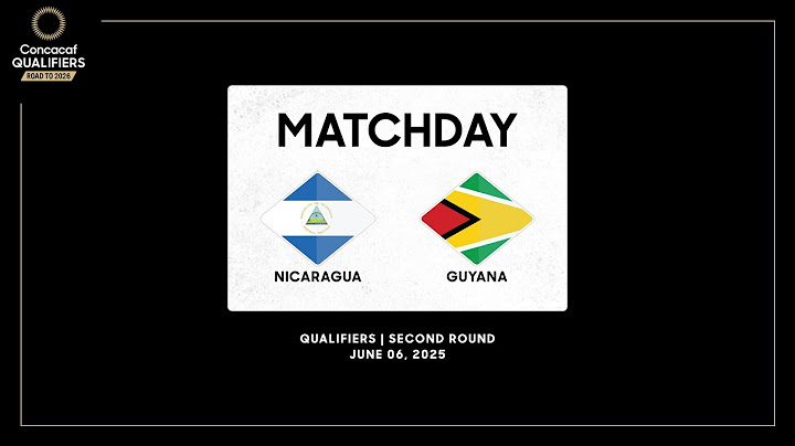 Nicaragua vs Guyana | Concacaf Qualifiers - Road to 2026