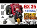 4 STROKE ENGINE MAINTENANCE GX35 MODEL #brushcutter #farming #trending 