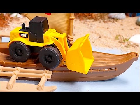 Tractor Videos - Tractors For Children - Boats For Kids - Trucks Go Boat Riding