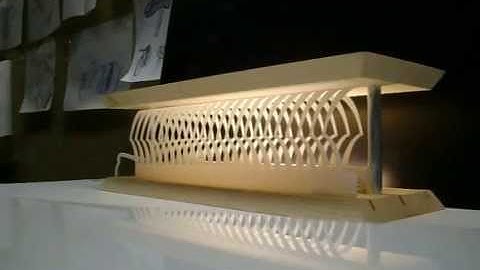 Moire Effect Lamp