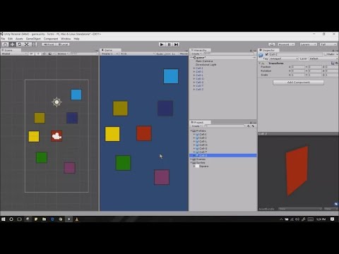 Make a game- Tetris 1- Basic setup and creating cell prefabs