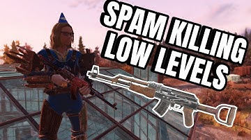 Spam killing new players with the handmade (fallout 76 toxic pvp)