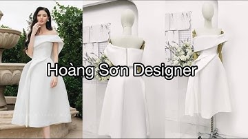 Dạy cắt may: Hướng dẫn cách cắt đầm cúp ngực vai trễ bèo thân| Sách dạy cắt may 0326341190