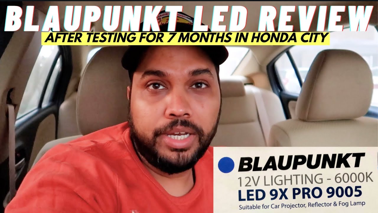 Honda City Headlight Upgrade - blaupunkt led 9x pro 6000k Review is it  worth of its price or not. 