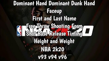 GAMEGUARDIAN TUTORIALS NBA2K20 V93 V94 V96
