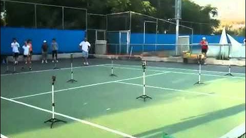 Tennis Drills using Smartspeed Reactive Coaching System