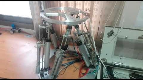 TaarLab -- 6-DoF Gough-Stewart Robot -- Oval Motion