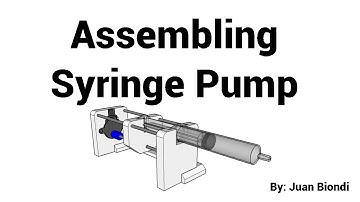 Assembling Syringe Pump or Paste Extruder