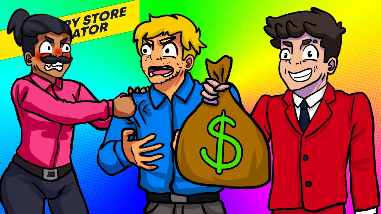 WYKORZYSTAŁEM CAŁĄ NASZĄ KASĘ BY ICH WKU****! | GROCERY STORE SIMULATOR