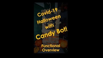 RaspberryPi - Candy Bot - A Socially-Distanced Halloween Robot