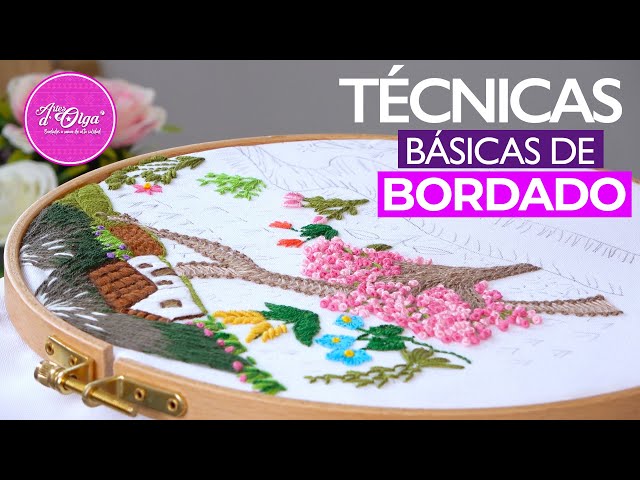 Nuevo Curso Online: Técnicas Básicas de Bordado a Mano | Artesd’Olga