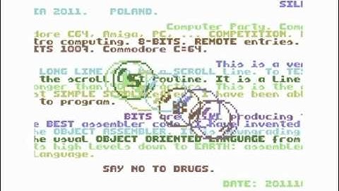 BITS 1007 Demo. Commodore C64. Silesia 5 Party.
