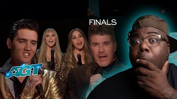 ELVIS Comes Alive To Sing with Simon Cowell, Sofia Vergara and Heidi Klum on America
