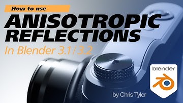 Using Anisotropic Reflections in Blender