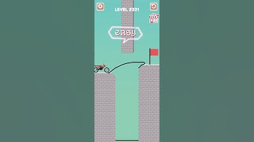 Draw bridge puzzle game level 2331 #drawing #game #Shorts