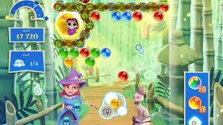 Bubble Witch 2 Saga Level 2409 with no booster & 1 bubble left