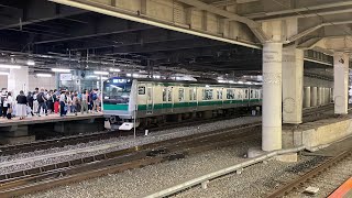 埼京線E233系ハエ112新宿駅発車