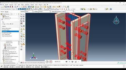 Abaqus -Composite Extended End-Plate Connections - Partition - Part 1 - a