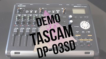 Demo Tascam DP-03SD