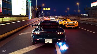Prostreet FD RX7 RAGES the Tokyo Expressway | Gran Turismo 7 Tune [PS5 4K]