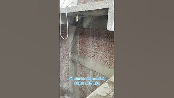 Cắt sàn, dầm bê tông cốt thép bằng dây kim cương #catdaykimcuong #catbetong