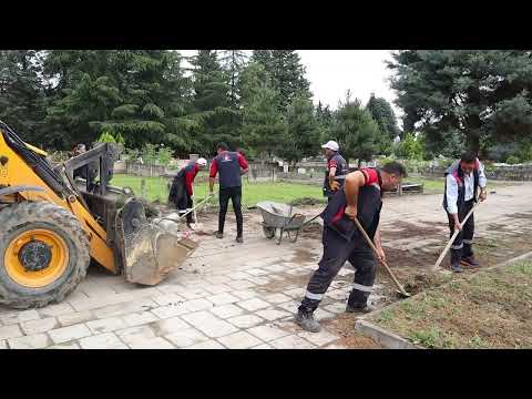 KURBAN BAYRAMI ÖNCESİ MEZARLIKLARDA HUMMALI ÇALIŞMA