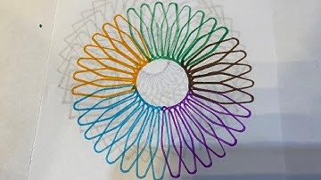 Spirograph ruler design #spirograph #asmr #satisfying